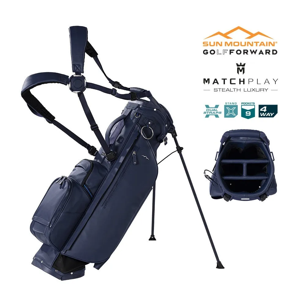 Sun Mountain Matchplay 4-Way Carry Bag - Duravinyl Golf Stand BAG - 2025 Range