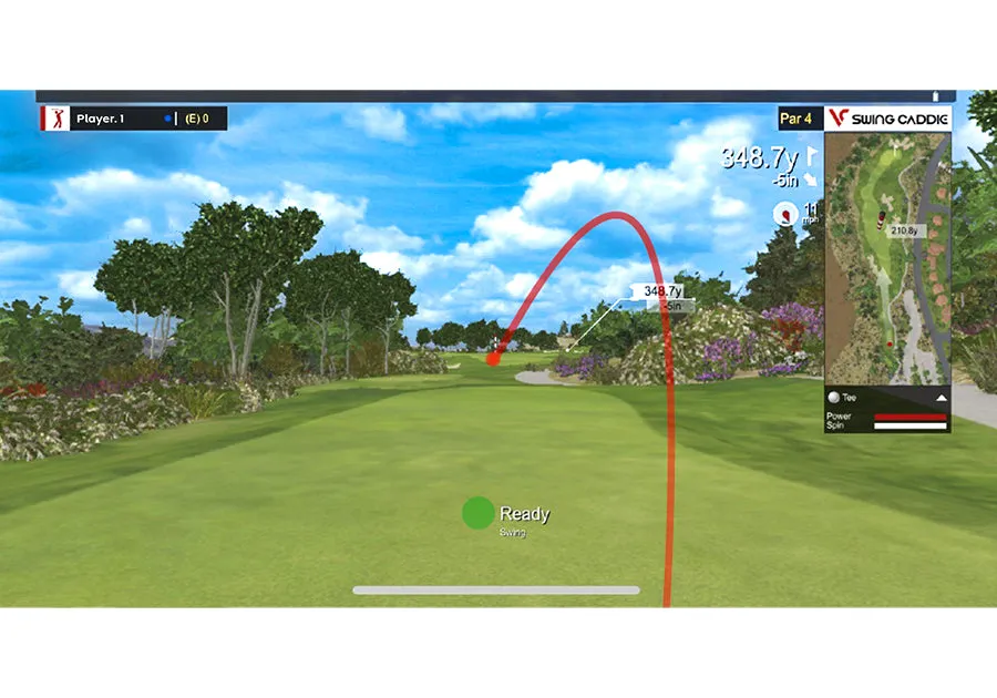 Swing Caddie SC4 PRO PerfectBay Golf Simulator Package