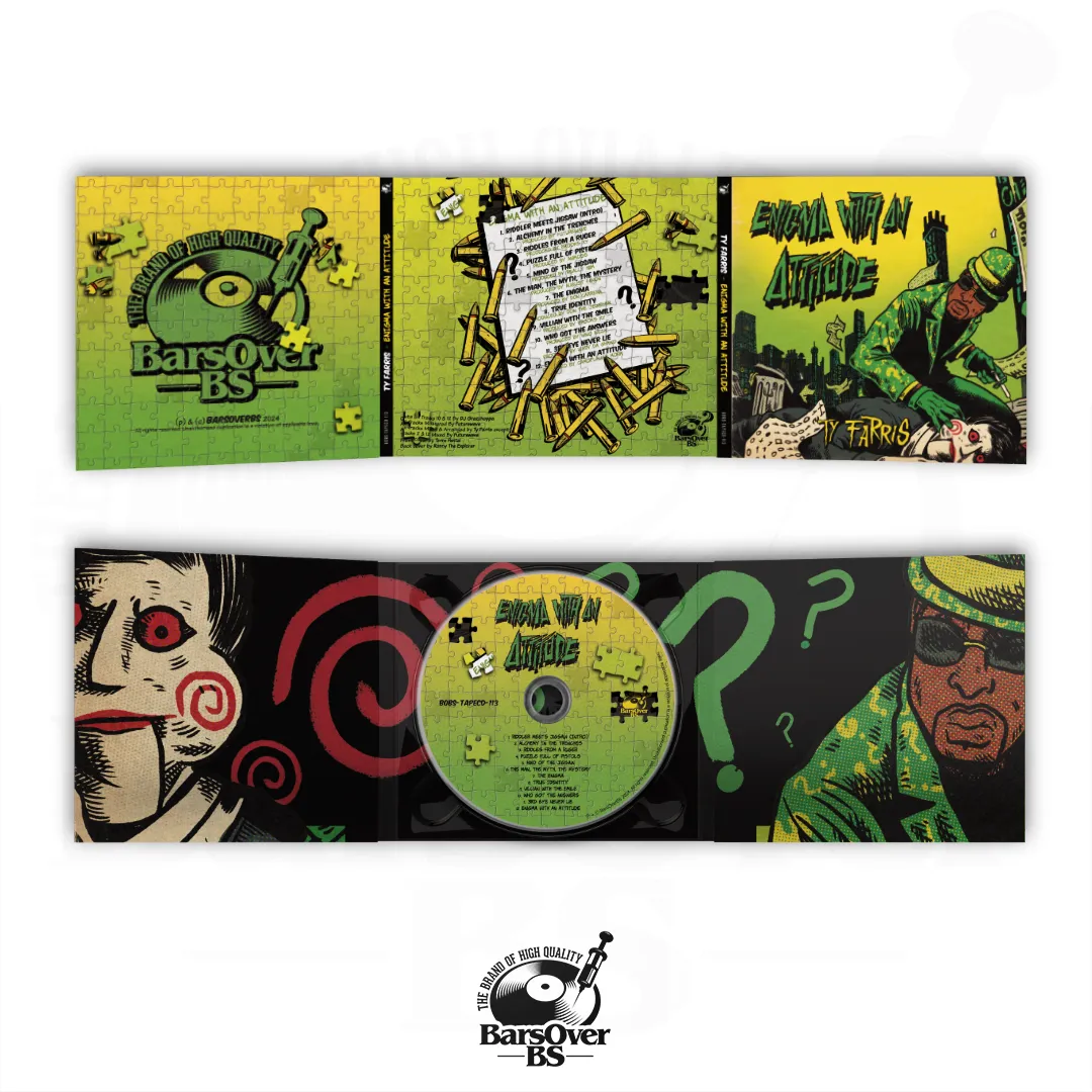 Ty Farris - Enigma With An Attitude (Digipak CD With Obi Strip   Trading Card) (Glass Mastered CD) (Read Details)