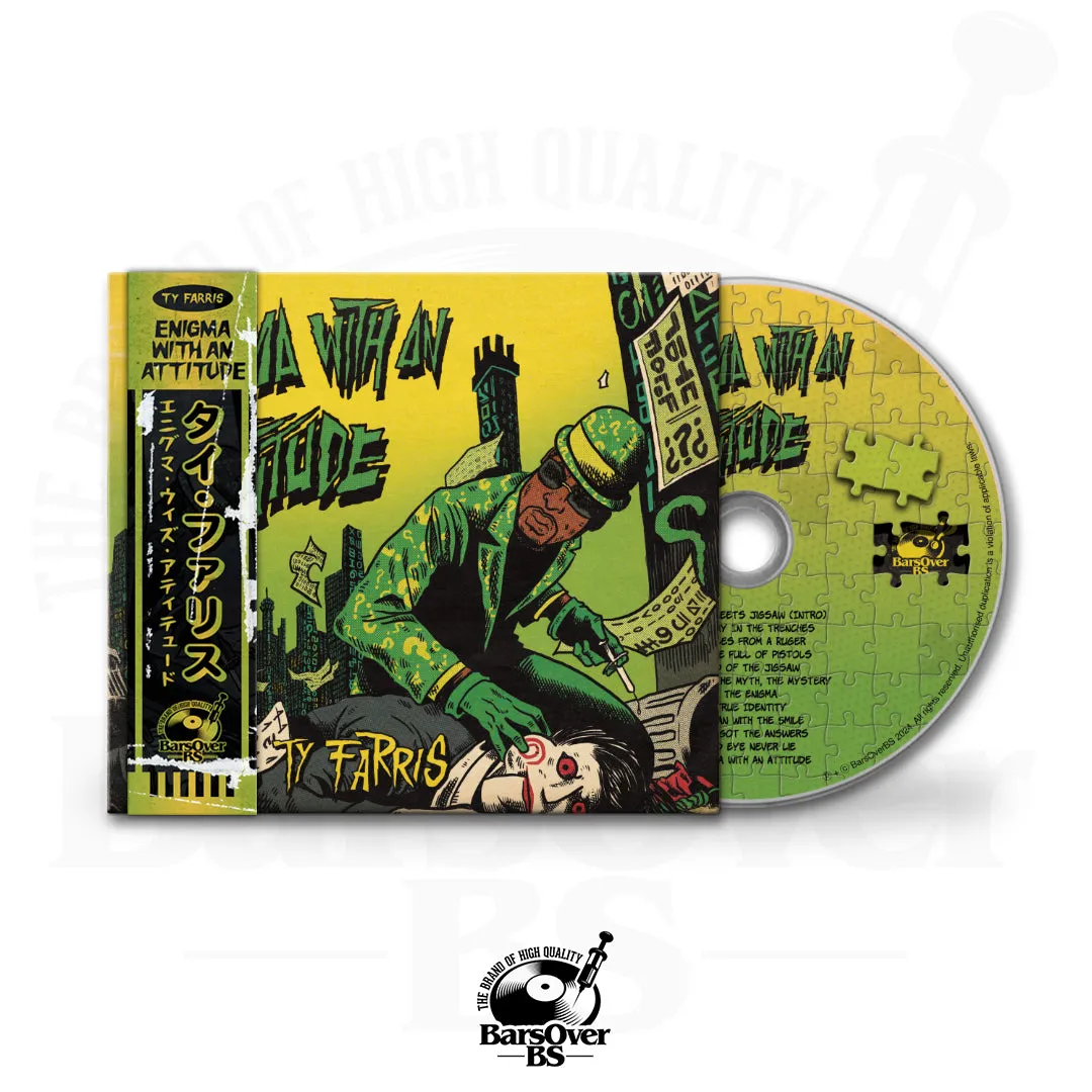 Ty Farris - Enigma With An Attitude (Digipak CD With Obi Strip   Trading Card) (Glass Mastered CD) (Read Details)