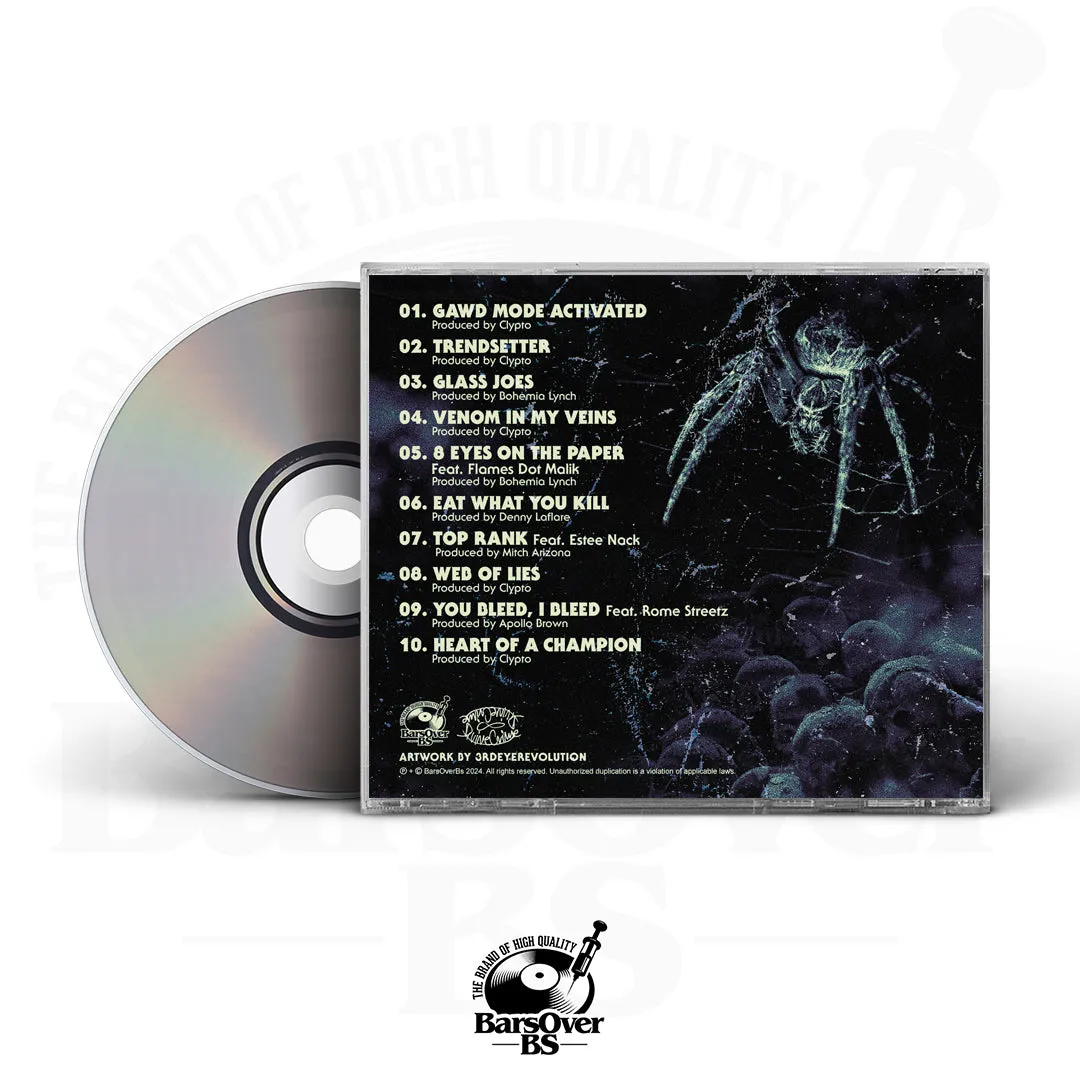 Ty Farris x Divine Crime - Timing Of A Tarantula (Jewel Case CD) (Glass Mastered)