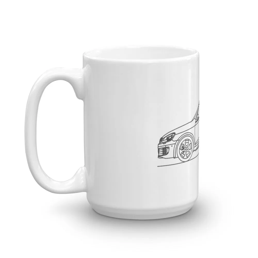 Volkswagen Golf GTI MK6 Silhouette Mug