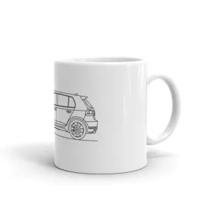 Volkswagen Golf GTI MK6 Silhouette Mug