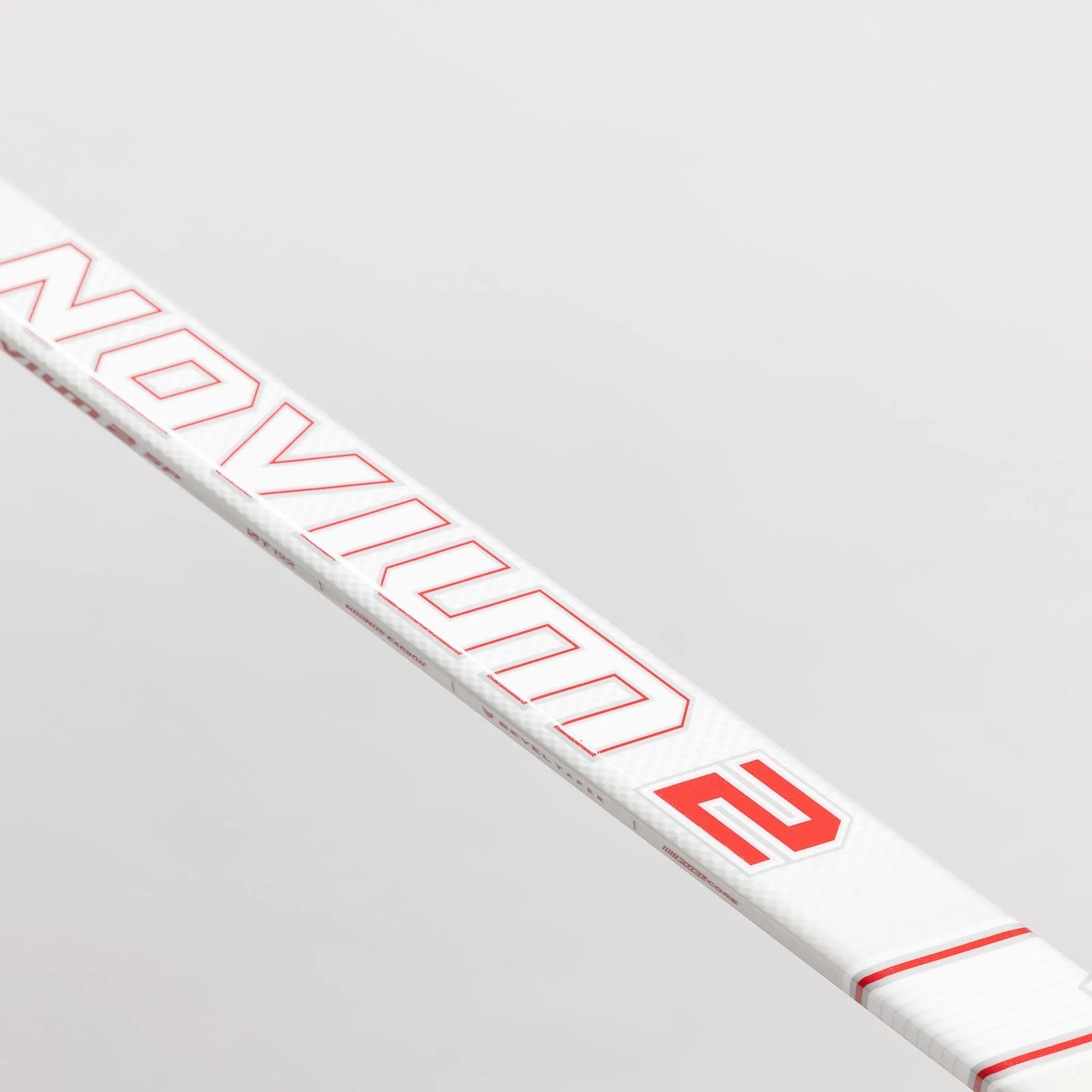 Warrior Novium2 Pro Junior Hockey Stick - 40 Flex - White Edition
