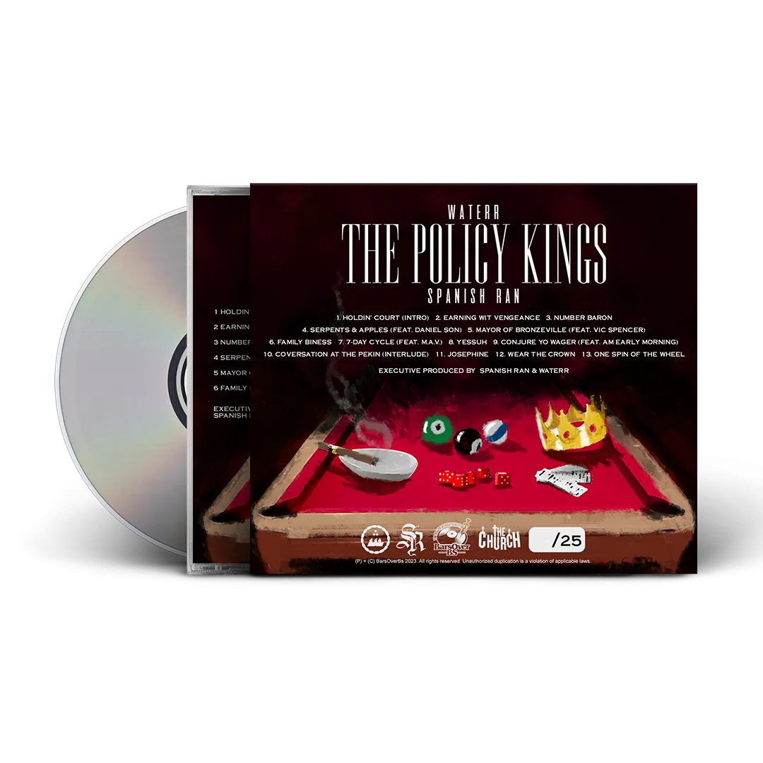 WateRR x Spanish Ran - The Policy Kings (Jewel Case CD With O Card)