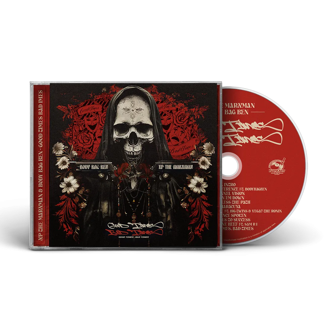 XP The Marxman x Body Bag Ben - Good Times, Bad Times (Jewel Case CD's)